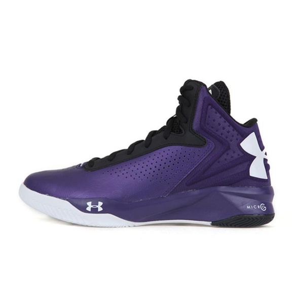 Under Armour Mens Purple White Micro G Torch 3155 - Picture 2 of 6